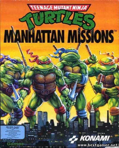 Teenage Mutant Ninja Turtles: The Manhattan Missions (1991) DOS + PC-эмулятор