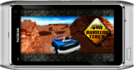 [Symbian^3] Burning Tires 3D v.1.00(0) [Racings, 640x360, ENG]
