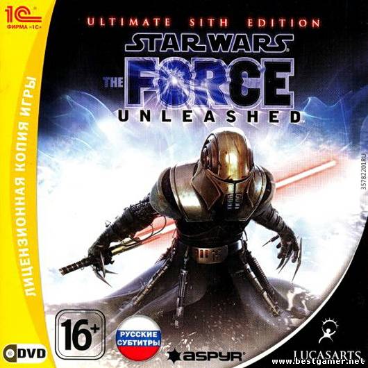 Star Wars.The Force Unleashed.Ultimate Sith Edition.v 1.2.1.29028 (1С) (RUS &#92; ENG) (2xDVD5 или 1xDVD9) [Repack] от Fenixx