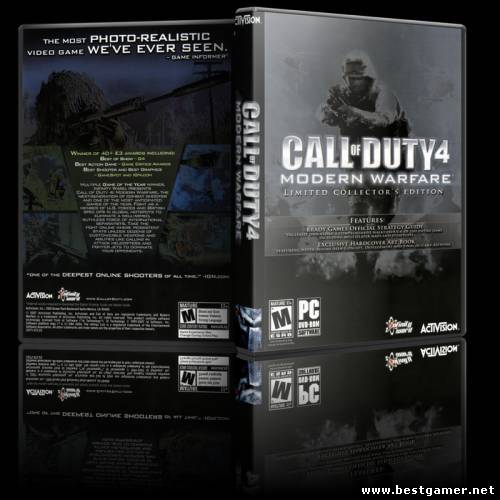 Call of Duty 4: Modern Warfare(v 1.7.586) (2007) c возможностью играть по интернетк без ключа