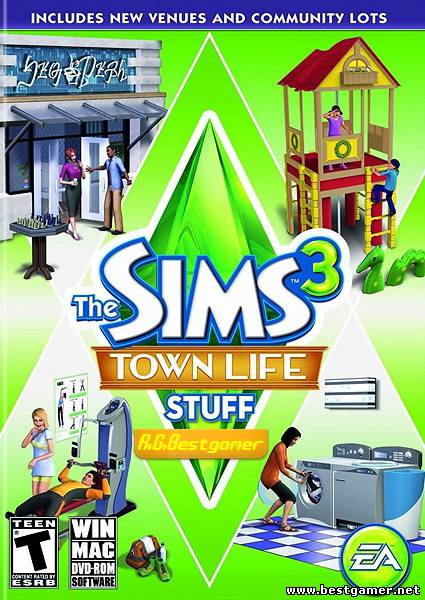 The Sims 3: Town Life Stuff ( Electronic Arts) (MULTi9/RUS) Repac kотR.G. BestGamer