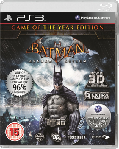 [PS3] Batman: Arkham Asylum GOTY [EUR][RUS]+DLC с Джокером