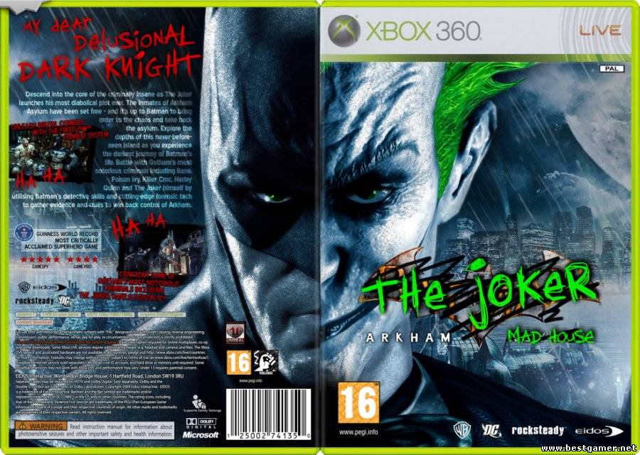 Batman: Arkham Asylum (2009) [RegionFree] [RUSSOUND]+доп-Релиз от R.G.DShock