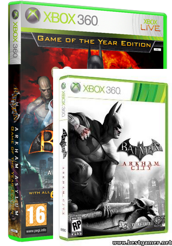 Дилогия Batman Arkham Asylum GoTY Edition  +Batman.Arkham.City.XBOX360