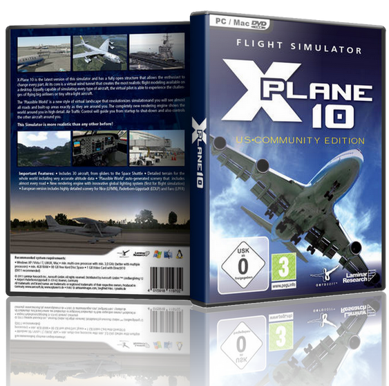 X-Plane 10 World (Laminar research) (ENG) [L] [8 - DVD]