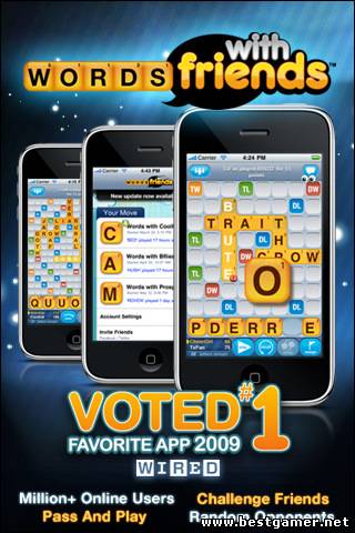 Words with friends app for iPod or iPhone  v4.05