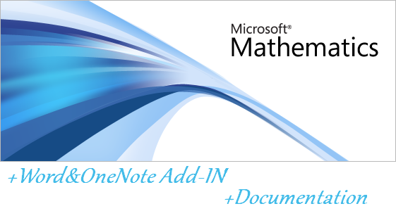 Microsoft Mathematics 4.0 + AddIN (2011) PC