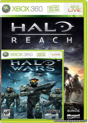 Дилогия Halo Wars Region Free  +  Halo: Reach 2010( xbox 360)