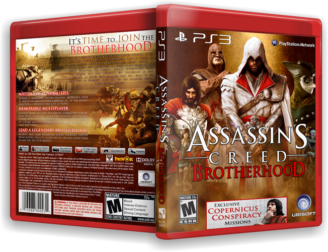 Assassin&#39;s Creed: Brotherhood + Copernicus Conspiracy [PAL] [RUS] [Repack] [2хDVD5]