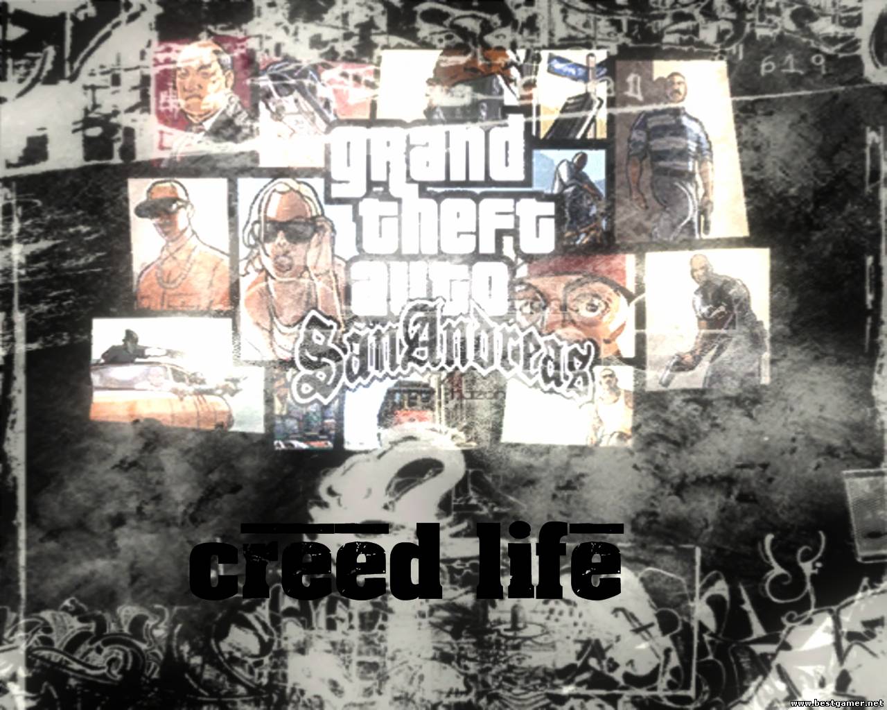 GTA Creed Life 1.1 MP / GTA San Andreas Creed Life MP (2011) Rus