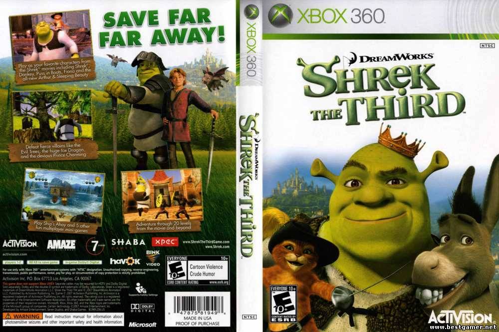 [XBOX360] Shrek the Third [REGION FREE&#92;RUSSOUND]