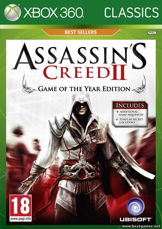 [XBOX360] Assassin&#39;s Creed II GOTY Edition [PAL][RUSSOUND]+новые карты