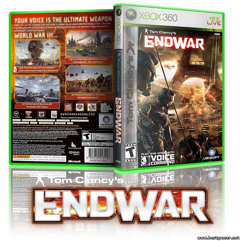 [XBOX360] Tom Clancy&#39;s EndWar (2008)[PAL][RUSSOUND](полностью на русском)+ Голосовое управление