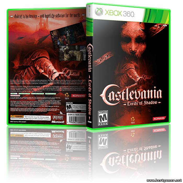 [XBOX360]Castlevania: Lords of Shadow (2010)[Region Free][Fan-RUS]+карты