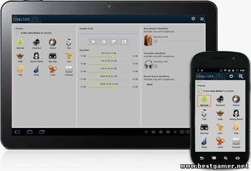 [Android] Equalizer (3.1.6) [Эквалайзер и звуковые эффекты, RUS]
