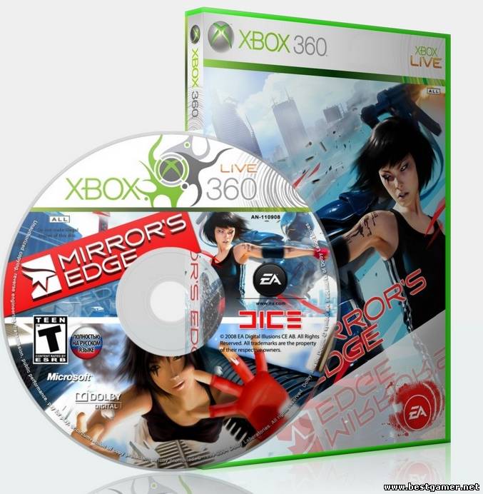 [Xbox 360] Mirrors Edge [Русский.Софт Клаб](2008)