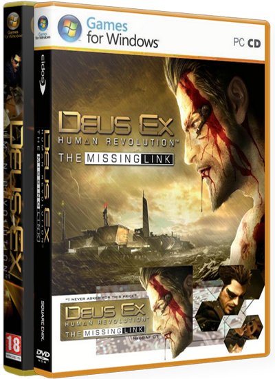 Deus Ex: Human Revolution v1.2.633.0 The Missing Link v1.0.62.9 3xDVD5 (Square Enix/Новый Диск) (Multi7/RUS/ENG) [L]