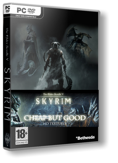 Skyrim: Cheap but Good (Langley&#39;s) + High Resolution Texture Pack 1.5 Графический сборник-мод для TES V: Skyrim