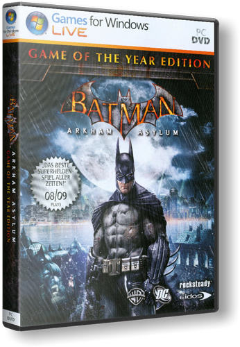 Batman Arkham Asylum v 1.1 (Новый диск) (RUS) [Lossless RePack] by Rockman