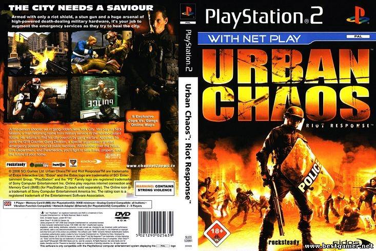 [PS2] Urban Chaos: Riot Response [RUS&#124;PAL]
