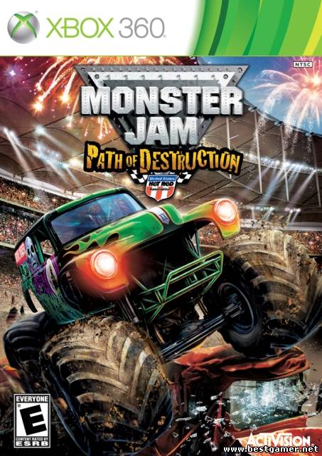 [XBOX360] Monster Jam Path of Destruction (2010) [PAL &#124; NTSC-U / ENG] [лицензия]