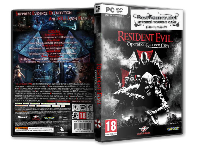 Resident Evil: Operation Raccoon City (2012) [Rip, Русский/Английский (Shooter)от R.G.BoxPack