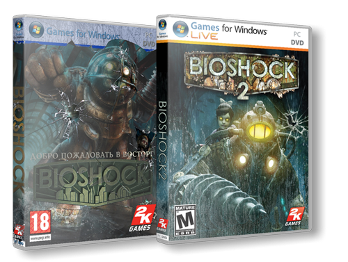 Дилогия BioShock 1 & 2 (2007, 2010) (2K Games) (RUS) [RePack, Rip] от UltraISO