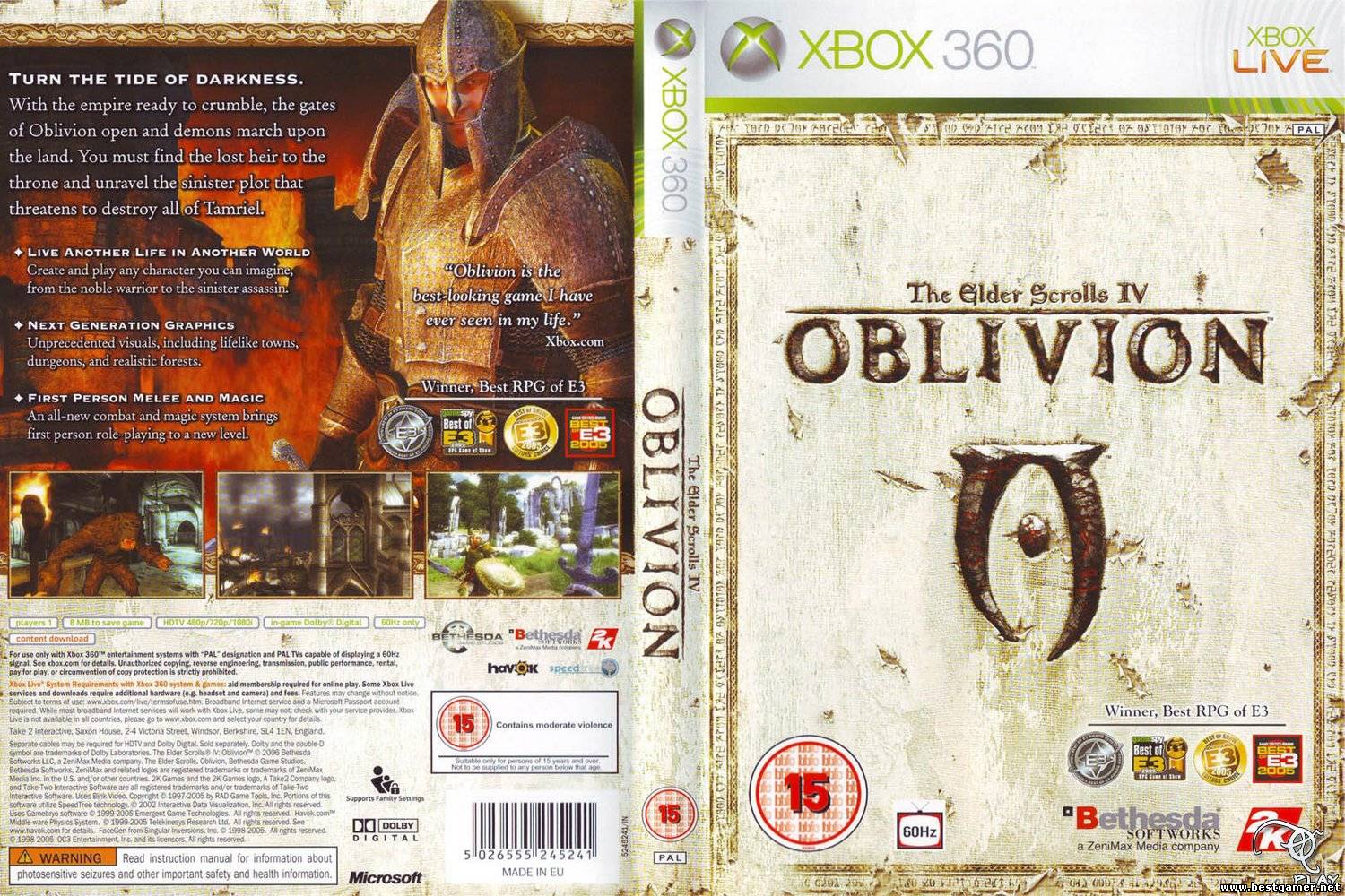 [JTAG/FULL]The Elder Scrolls IV: Oblivion + DLC 1C[Region Free/RUSSOUND]