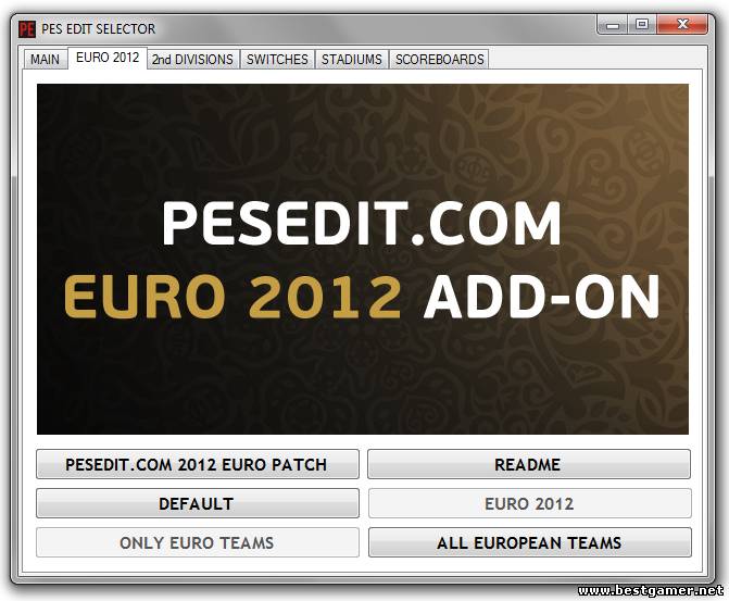 [Patch] PESEdit.com EURO 2012 Patch Add-on - Released! [Multi]