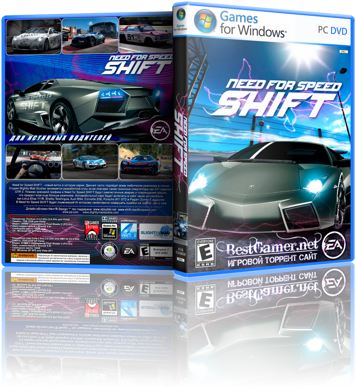 Need For Speed Shift Nascar (EA Games) [RUS / RUS]Repack by R.G.BestGamer.net