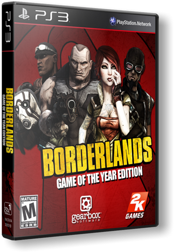 [PS3] Borderlands: Game of the Year Edition [PAL] [RUS] [Repack]