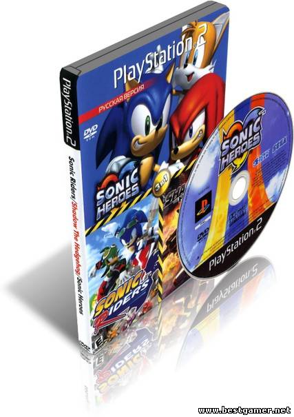 [PS2] 3в1(Sonic heroes,Sonic Riders,Shadow the Hedgehog) [RUS/Multi6&#124;PAL]