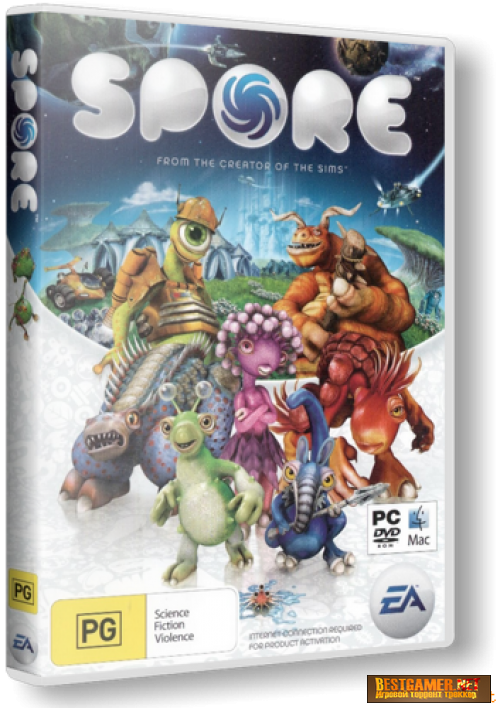 Spore:Complete Collection [2008-2009, RUS, Repack] [2008-2009, (Русский)/(Repack by VelArt]