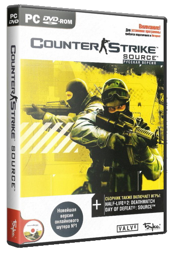 Counter Strike: Source v.1.0.0.72 OrangeBox Engine FULL + Autoupdate + MapPack (ENG&#124;RUS) [P]