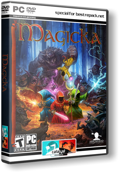 Magicka. &#92; Magicka. An Adventure of Sorcs (Paradox Interactive &#92; 1C-Софтклаб) (MULTI8&#124;RUS&#124;ENG) [Repack] от R.G. Cata