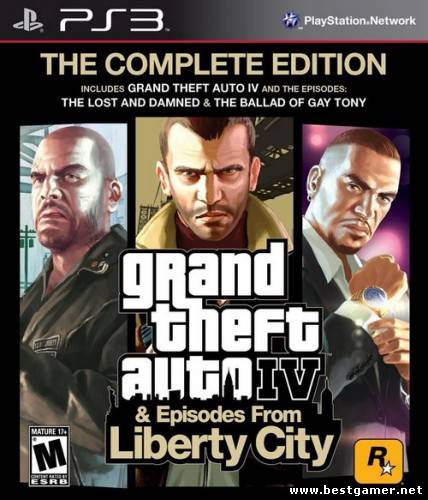 [PS3] Grand Theft Auto IV: The Complete Edition [Action (Shooter) / Racing (Cars / Motorcycles) / 3D / 3rd Person] [Не официальное] [Русский