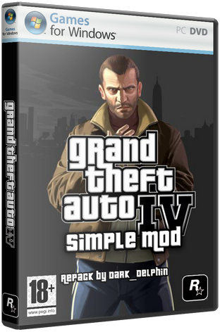 Grand Theft Auto IV (GTA 4) - Simple Mod [v1.0.7.0] (2011) РС [RePack] by Dark Delphin