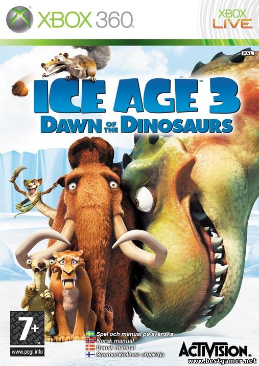 [XBOX 360] Ice Age 3:Dawn of the Dinosaurs [Region Free/RUS]