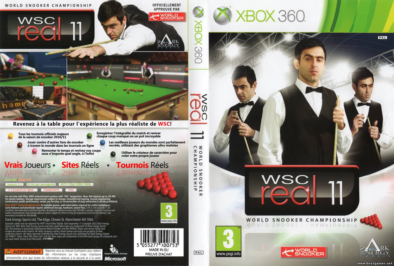 WSC Real 2011: World Snooker Championship [ENG] XBOX 360 [PAL / ENG]