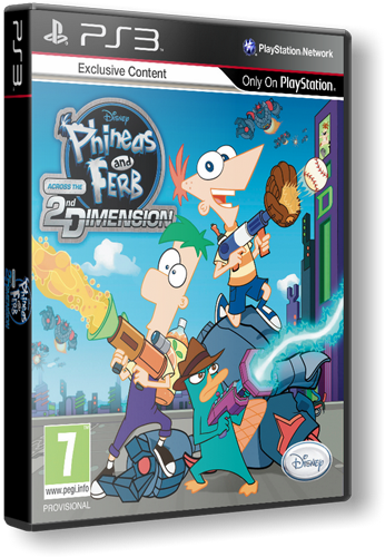 [PS3] Phineas and Ferb: Across the Second Dimension (2011) [PAL] [ENG] [Repack] [1хDVD5]