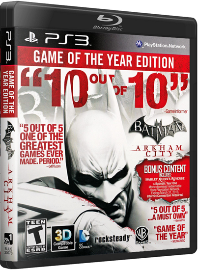 Batman: Arkham City GOTY Edition (2012) [FULL] [RUS] [L] [3.55]