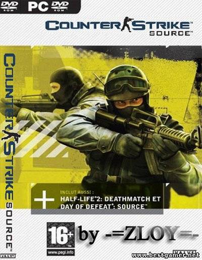 Counter-Strike Source v1.0.0.74 + Автообновление (No-Steam) (2012) PC