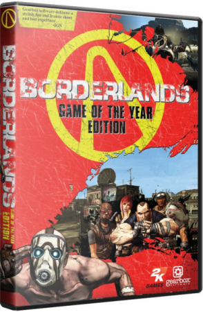 Borderlands + DLC1: The Zombie Island of Dr.Ned + DLC2: Mad Moxxi&#39;s Underdome Riot  [RUS][ENG][RePack][P]