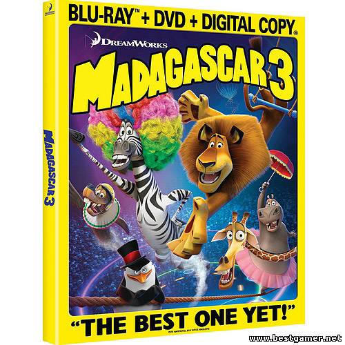 Мадагаскар 3 / Madagascar 3: Europe&#39;s Most Wanted  [2012, мультфильм, BDRip 1080p]