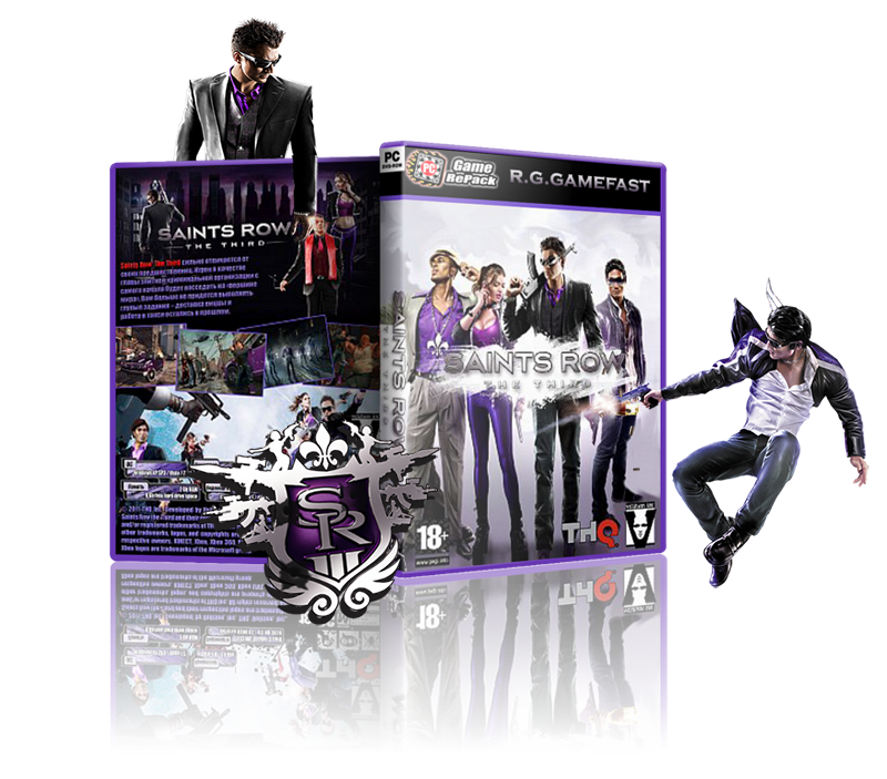 Saints Row.The Third.v 1.0.0.1u4 + 19 DLC (RUS, ENG, Multi9 &#92; ENG) (обновлён от 07.10.2012) [Repack] от R.G.GAMEFAST