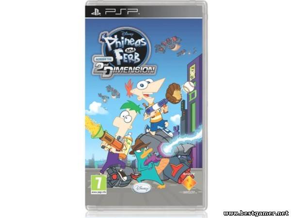 Phineas and Ferb: Across the 2nd Dimension / Финес и Ферб: Покорение 2-го измерения [PSP] [FullRUS] (2012)