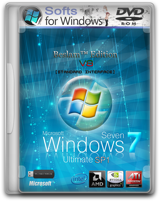 Windows 7 Ultimate SP1 (x86/x64) Beslam™ Edition [v8] 2DVD (Русские версии)