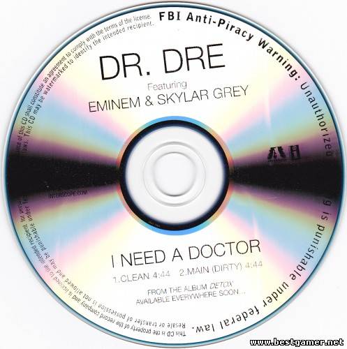 Dr. Dre ft. Eminem & Skylar Grey - I Need A Doctor (Promo CDS) [2011, MP3, V2]