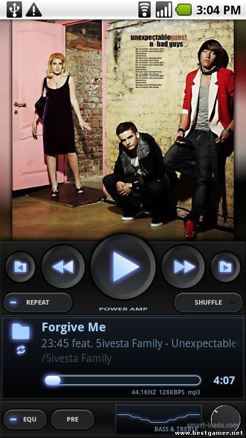 программы для android -PowerAMP 2.0.7 build 509