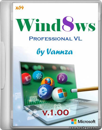 Windows 8 Professional VL x64 by Vannza v1 (2012) Русский